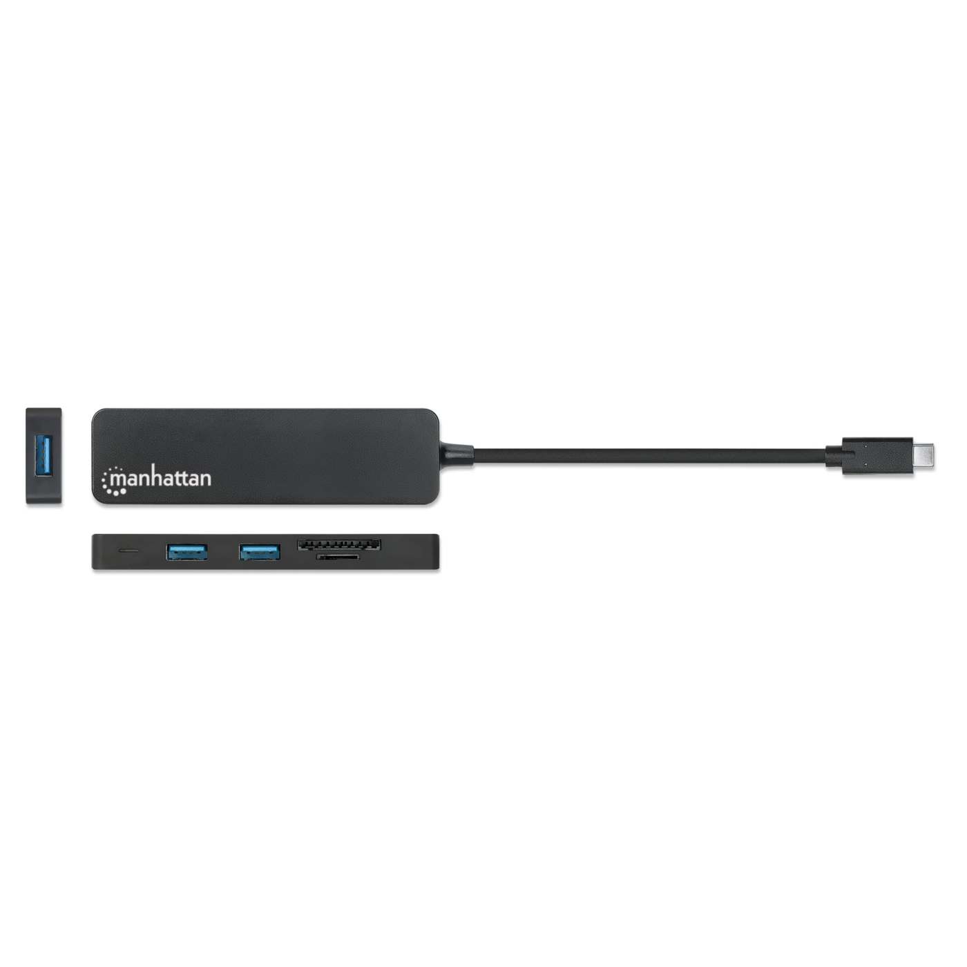 Hub USB 3.2 Gen 1 de 3 puertos con lector de tarjetas Image 6