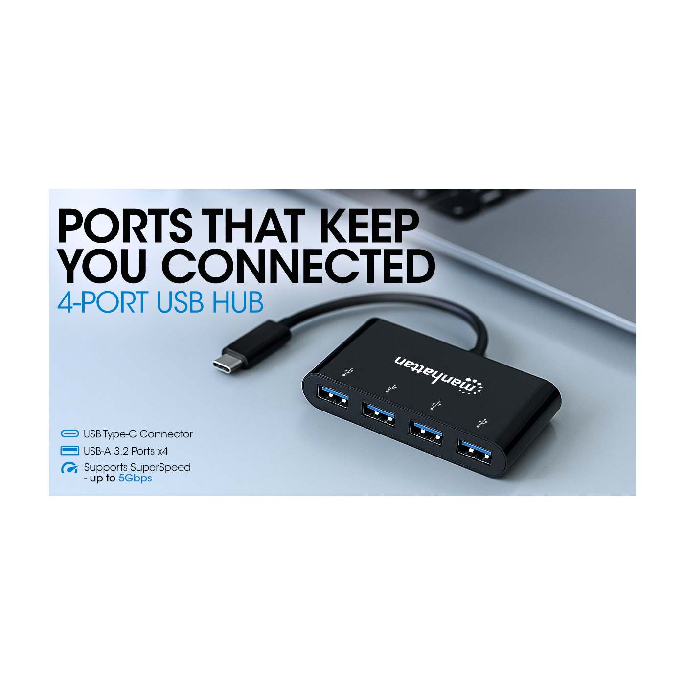 Hub USB 3.0 Type-C de 4 puertos Image 6