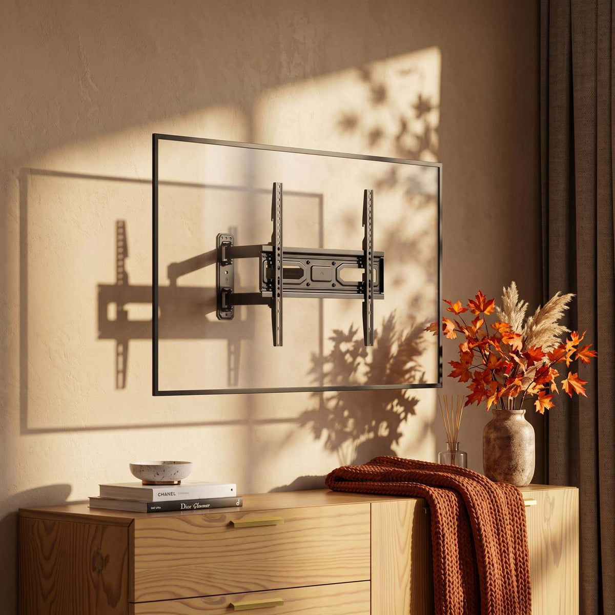 Soporte de Pared de Movimiento Completo con Ajuste de Nivel para Pantallas de 32" a 55" Image 12