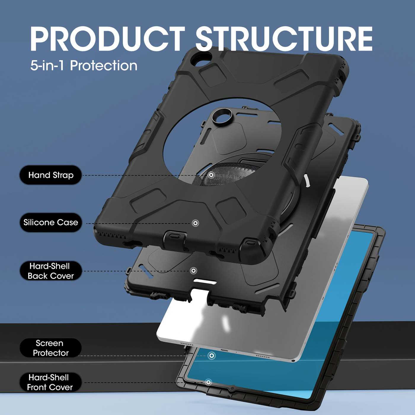 Funda rígida de uso rudo para Samsung Galaxy Tab® A9+ (11") Image 14