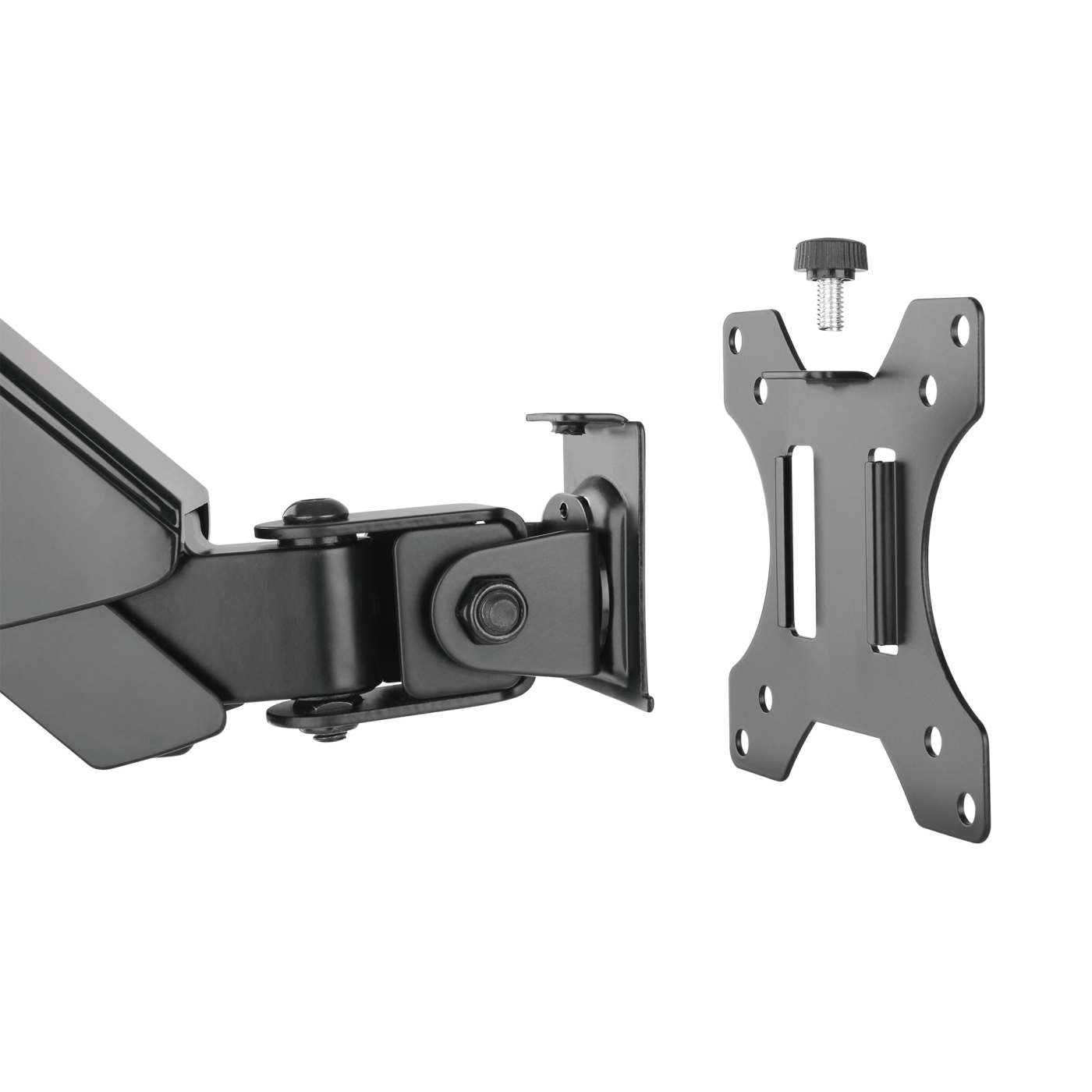 Soporte para monitor con resorte a gas universal y brazo ajustable en altura. Image 13