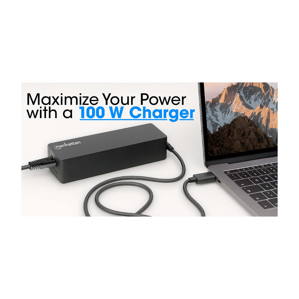 Cargador de computadora portátil para alimentación por USB-C, 100 W Image 9