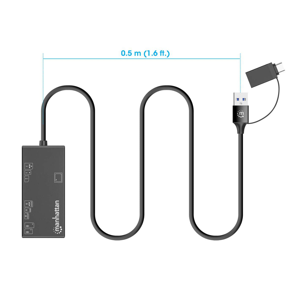 MH Multiport Card Reader with Adapter Image 13