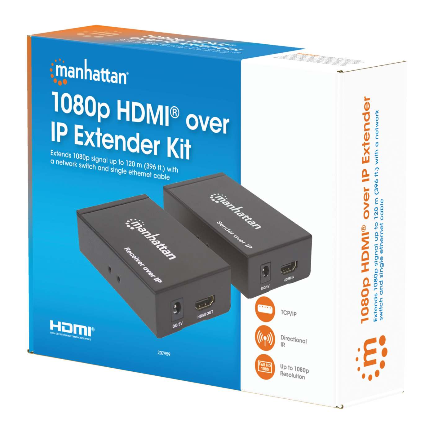 Kit Extensor HDMI sobre IP 1080p Packaging Image 2