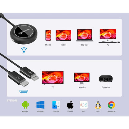 Kit de presentación de pantalla HDMI inalámbrica 1080p Image 9