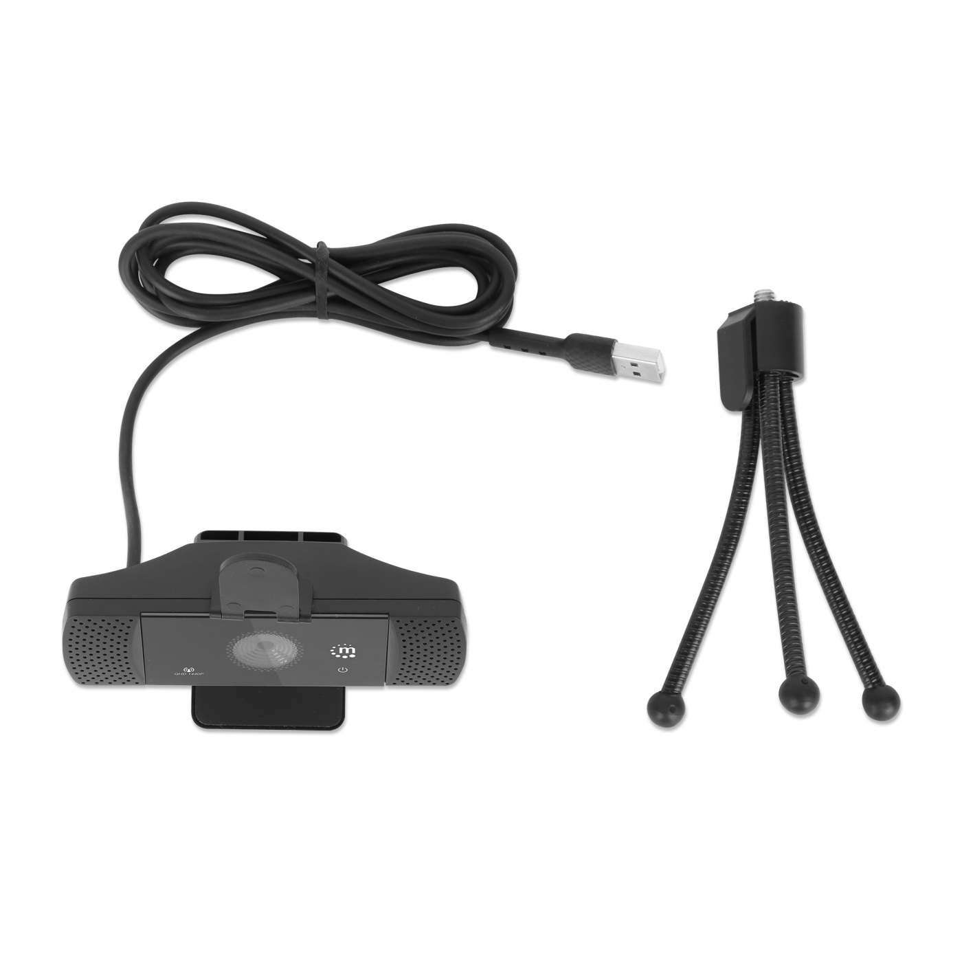 Webcam USB Quad-HD 1440p con rotación 360° Image 13