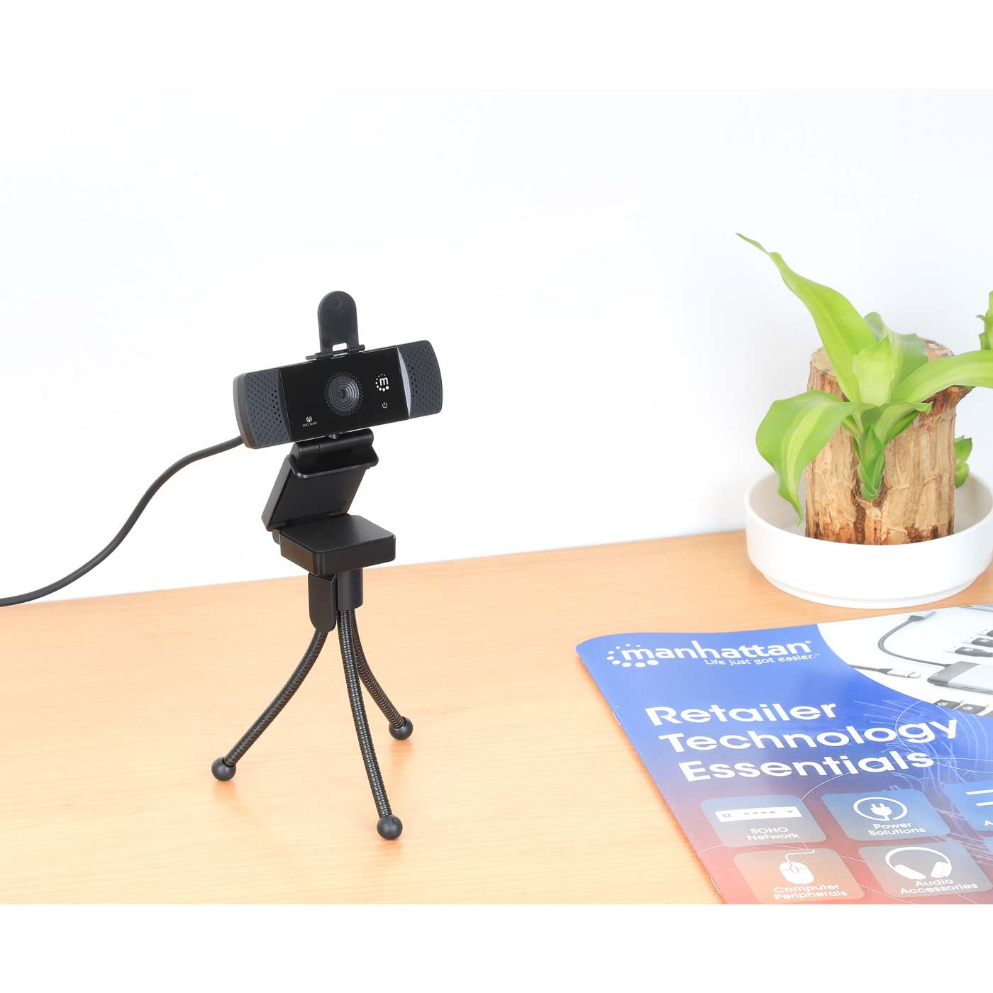Webcam USB Quad-HD 1440p con rotación 360° Image 10