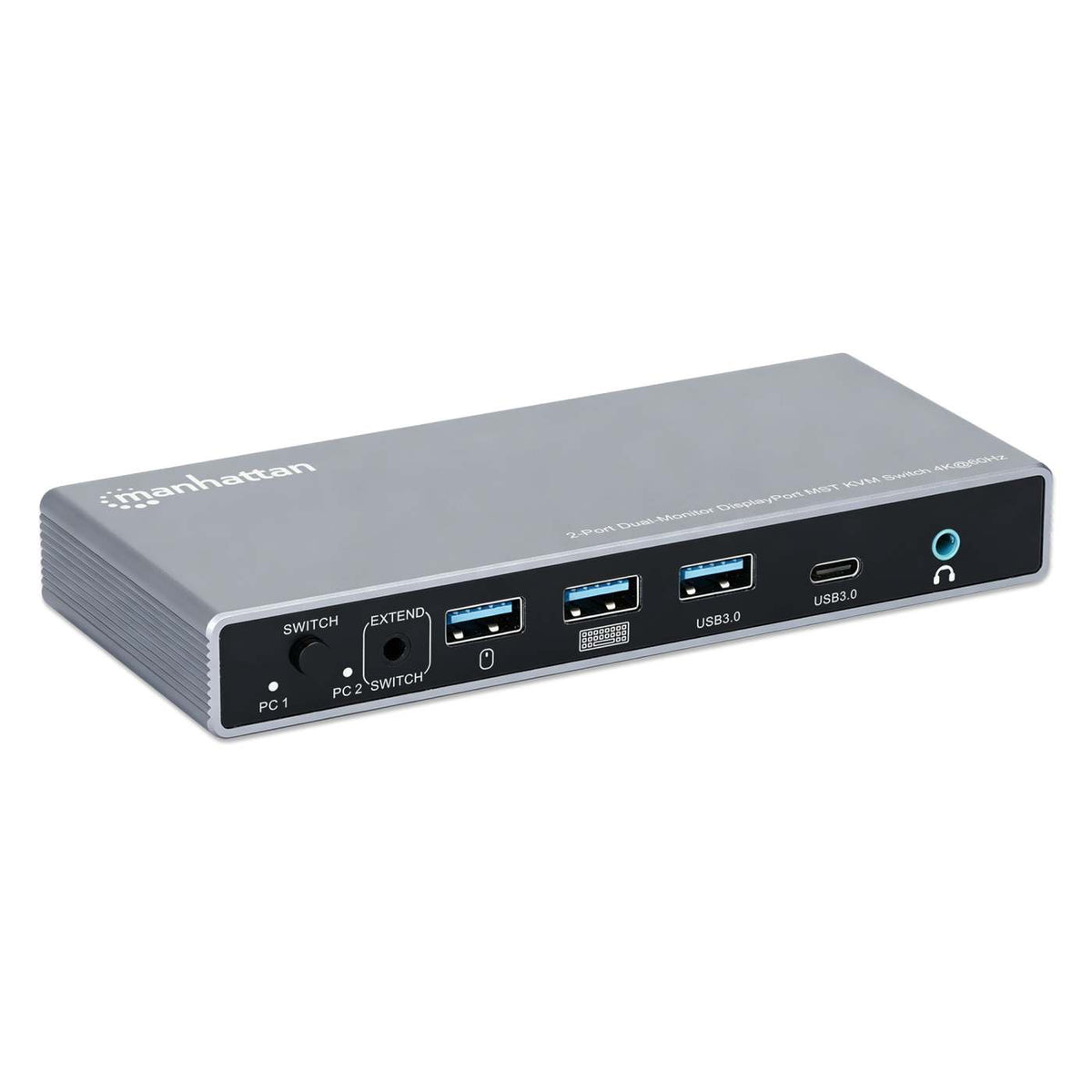 Conmutador KVM MST DisplayPort de 2 puertos para doble monitor 4K a 60 Hz Image 9