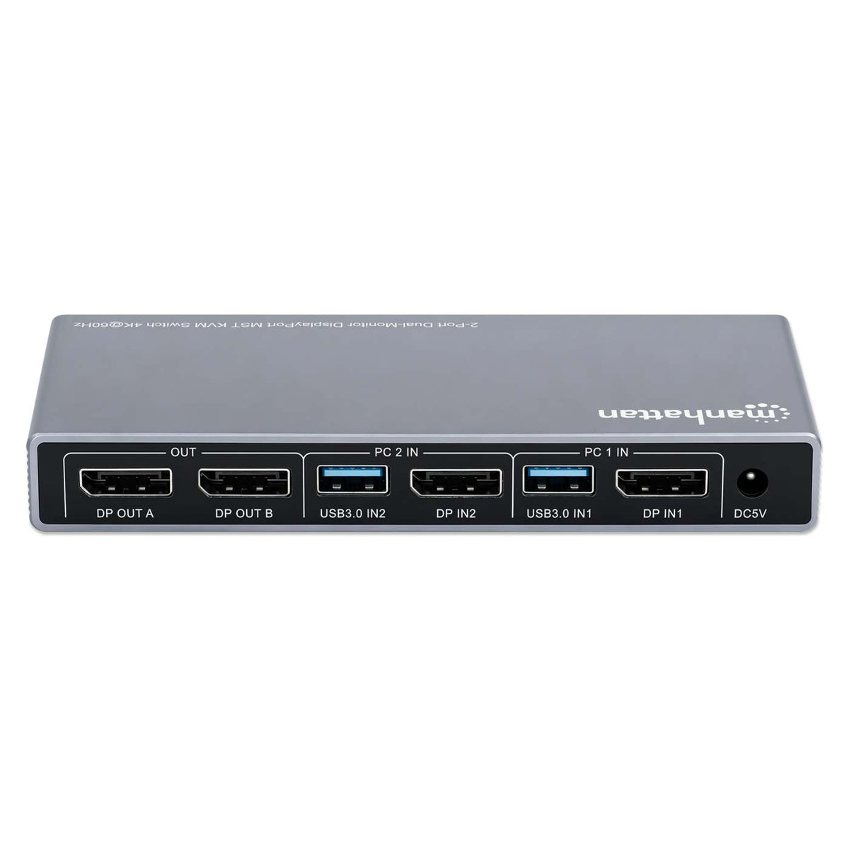 Conmutador KVM MST DisplayPort de 2 puertos para doble monitor 4K a 60 Hz Image 10