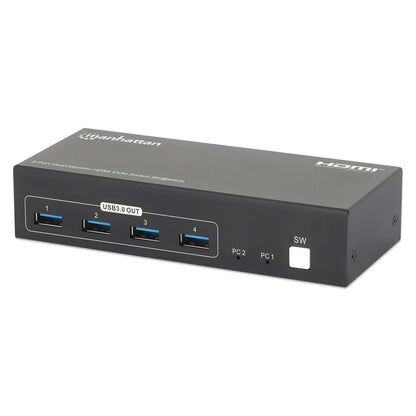 Conmutador KVM HDMI de 2 puertos para doble monitor 8K a 60 Hz Image 1