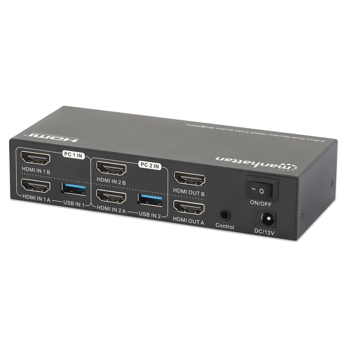 Conmutador KVM HDMI de 2 puertos para doble monitor 8K a 60 Hz Image 8