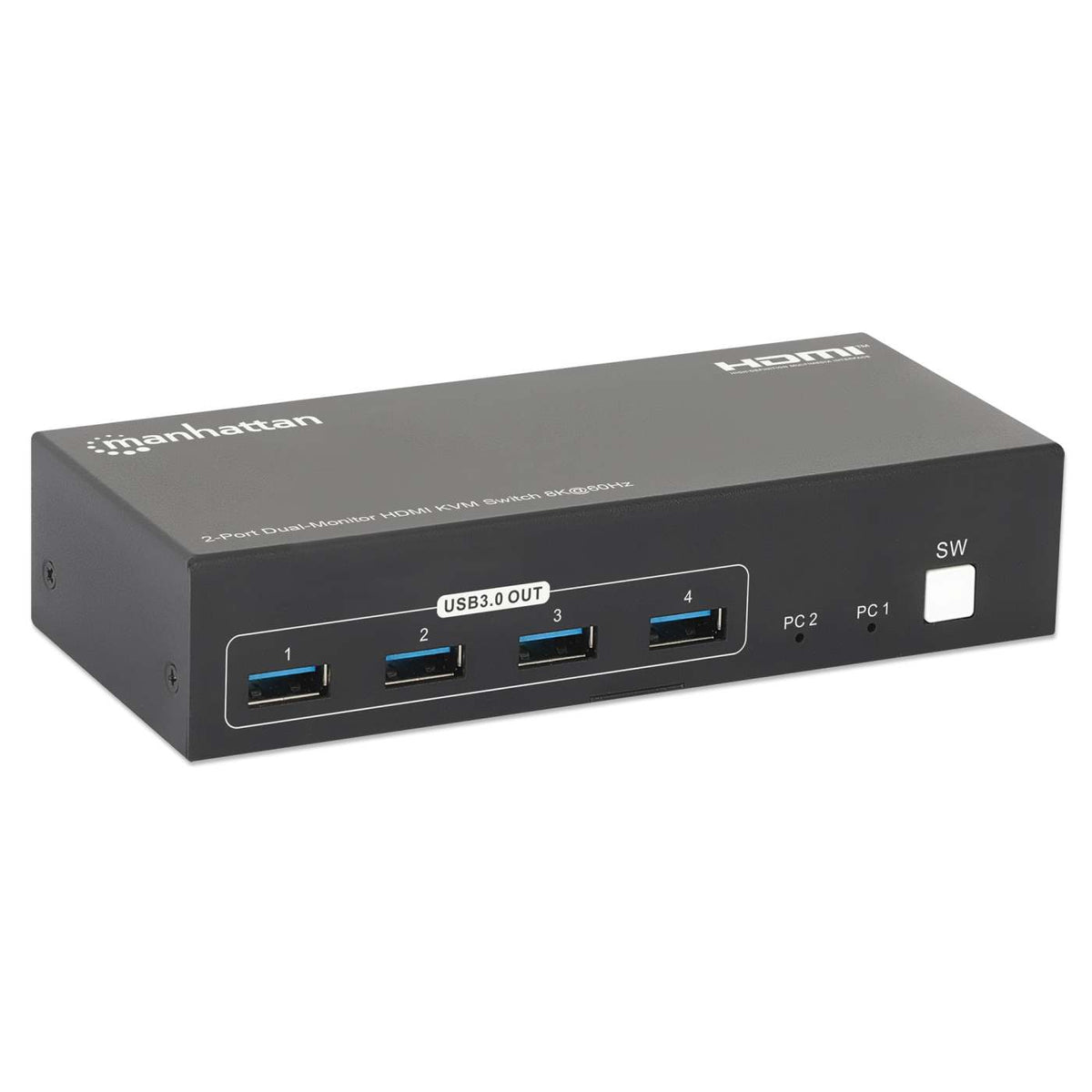Conmutador KVM HDMI de 2 puertos para doble monitor 8K a 60 Hz Image 9