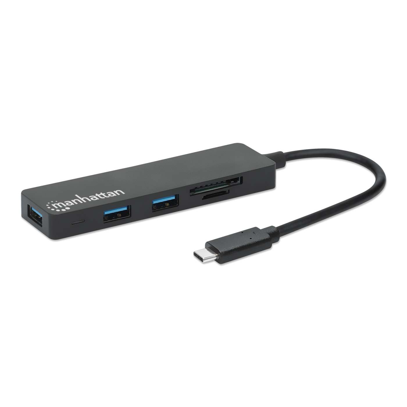 Hub USB 3.2 Gen 1 de 3 puertos con lector de tarjetas Image 3