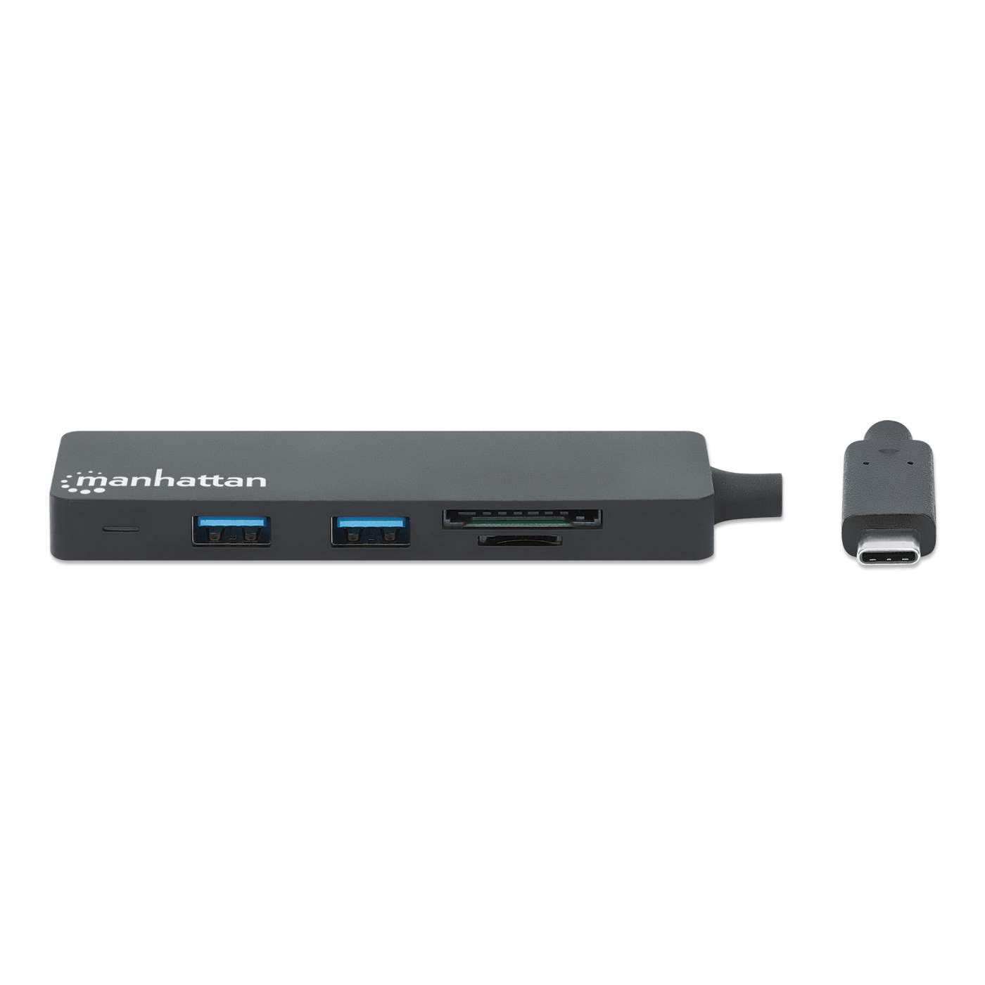 Hub USB 3.2 Gen 1 de 3 puertos con lector de tarjetas Image 4