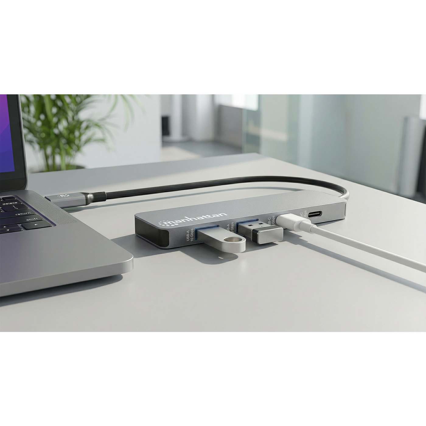 Hub USB-C de 4 puertos de 10G, 2 USB-A + 2 USB-C Image 5
