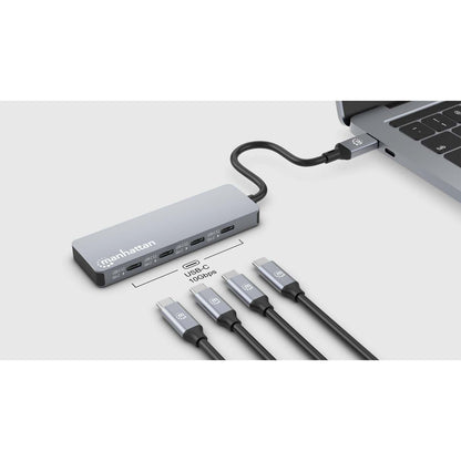 Hub USB-C con 4 puertos Tipo C de 10 Gb Image 9