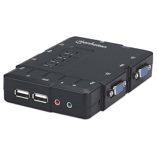 Switch KVM Compacto de 4 Puertos Image 1