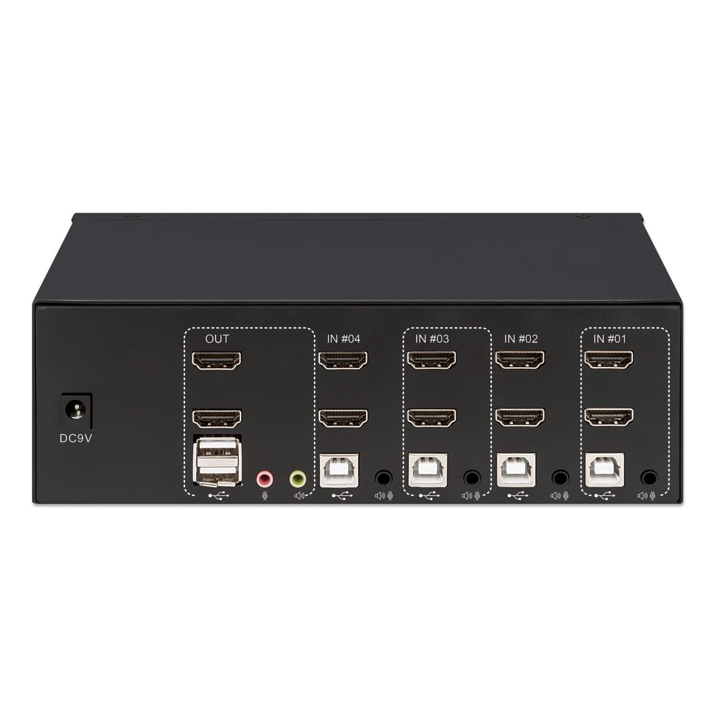 Switch KVM HDMI de 4 puertos para dos monitores Image 7