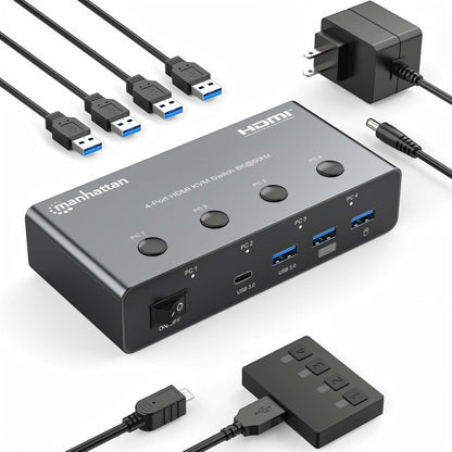 Conmutador KVM HDMI de 4 puertos 8K a 60 Hz Image 13
