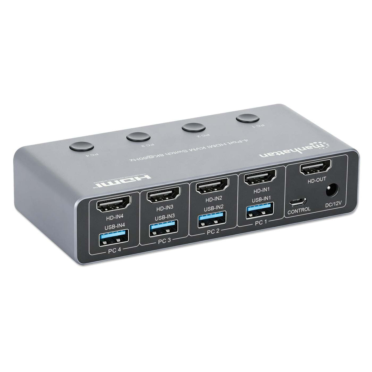Conmutador KVM HDMI de 4 puertos 8K a 60 Hz Image 4