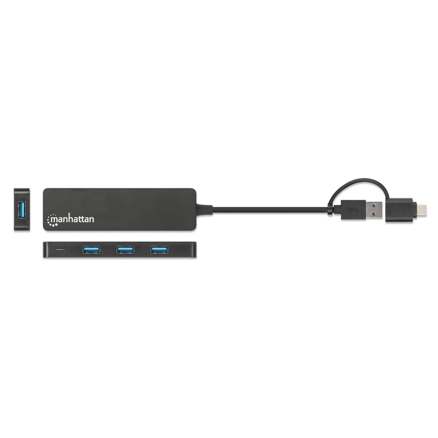 Hub de 4 puertos USB-A 3.2 Gen 1 con conector adaptable de USB-A a USB-C Image 5