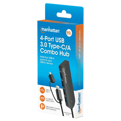 MH USB-C/A 3.0 to USB-A 3.0(5Gbps) Hub Packaging Image 2