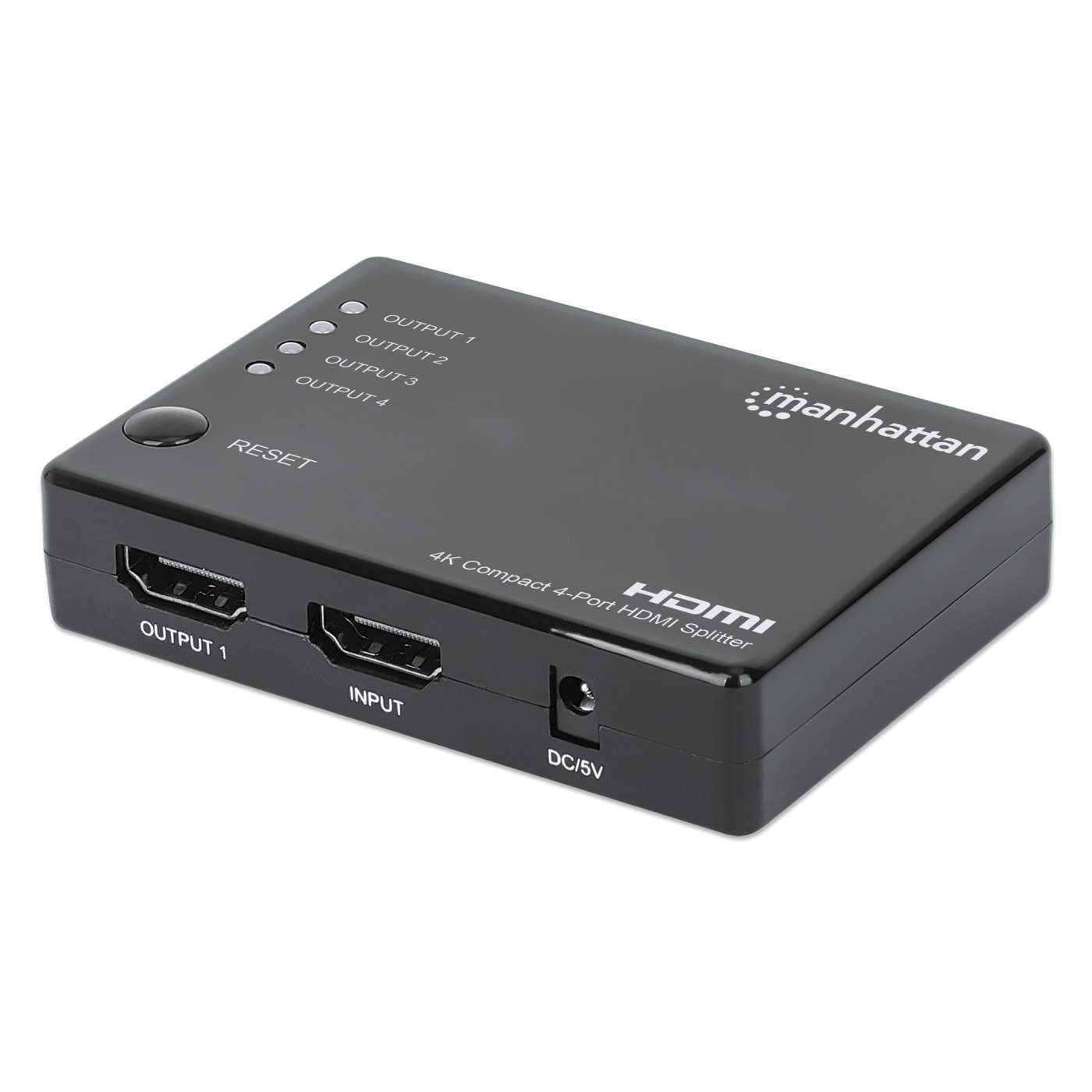 4K Repartidor compacto HDMI de 4 puertos Image 1
