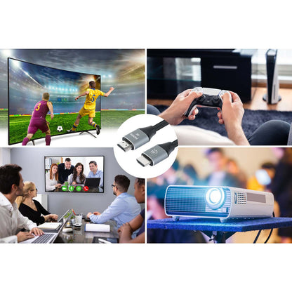 MH High Speed HDMI Cable With Ethernet, 4K@30Hz, 1m (3 ft.), Black Image 6