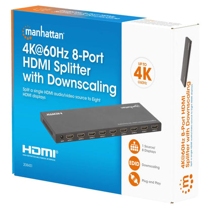 Splitter HDMI con 8 puertos 4K y reductor de escala Packaging Image 2