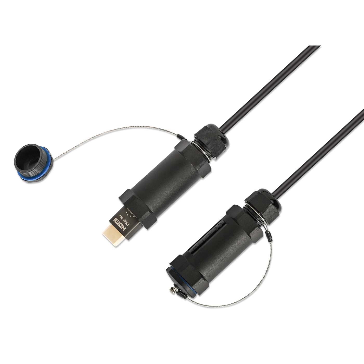 4K@60Hz cable óptico activo HDMI de alta velocidad blindado para exteriores Image 5
