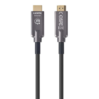4K@60Hz Cable óptico activo HDMI blindado de alta velocidad para exteriores con enrollacable Image 4
