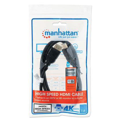 Cable HDMI de Alta Velocidad con Canal Ethernet, Versión Premium Packaging Image 2