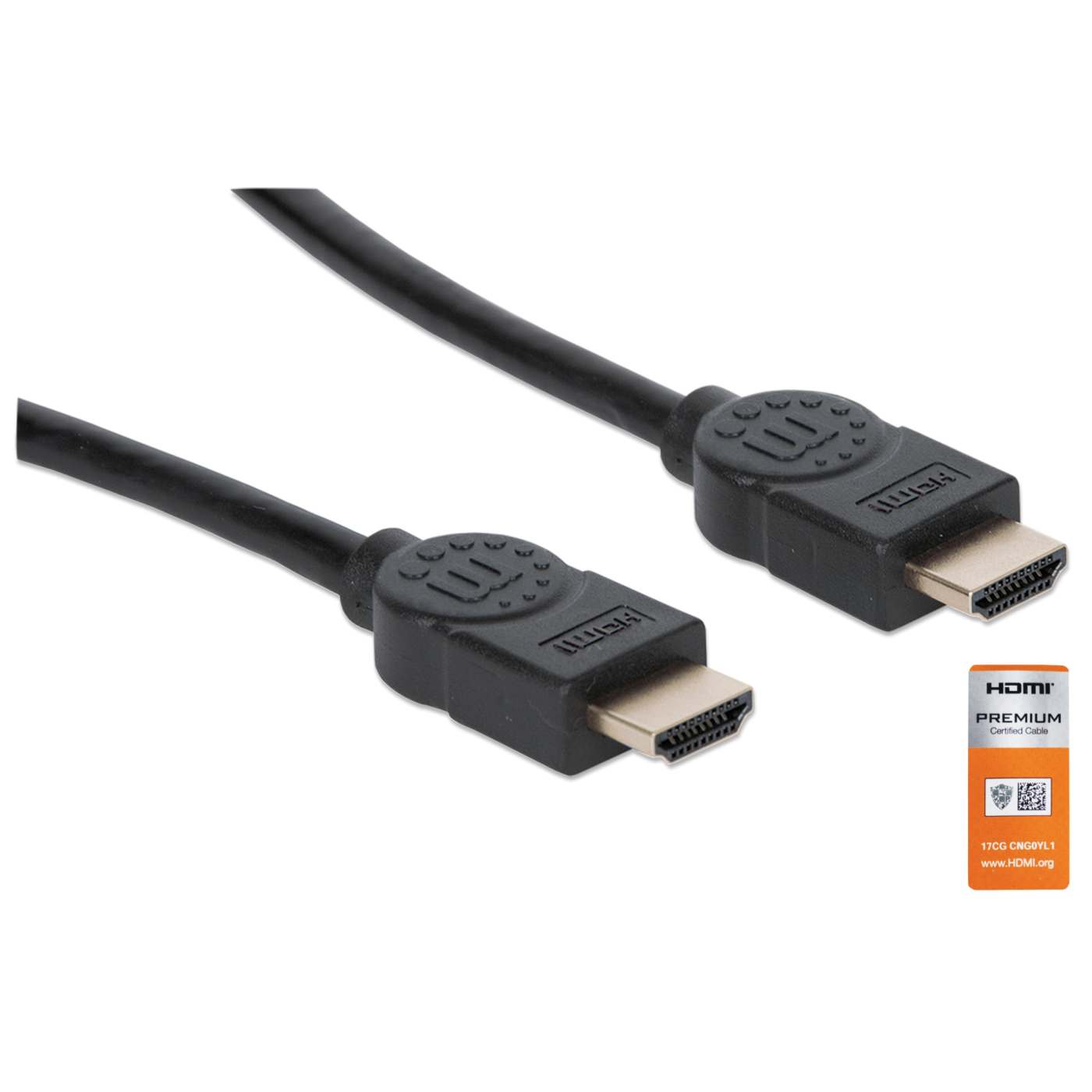 MH HDMI-Pre with ethernet M-M Black CCS #30 3.3ft/1m Image 3