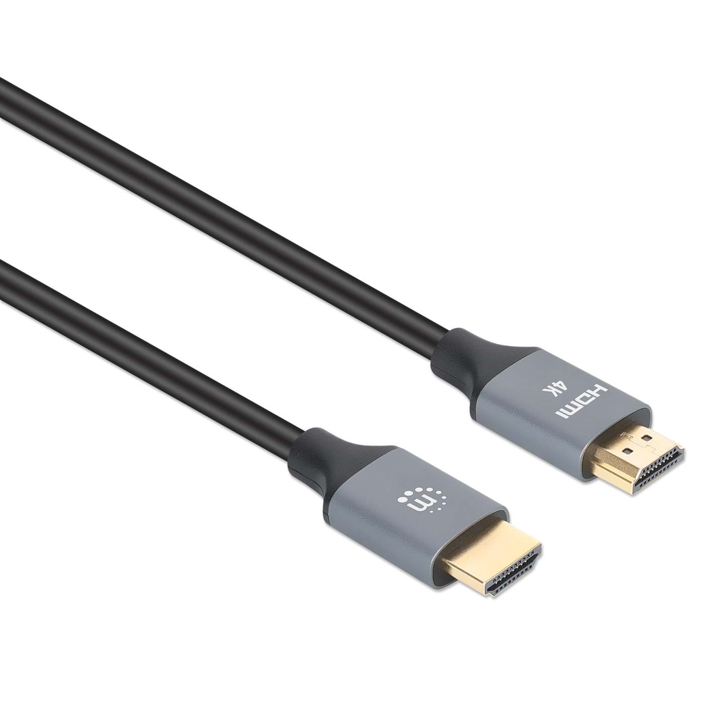MH 4K@60Hz High Speed HDMI Cable with Ethernet, 1 m, Black Image 3