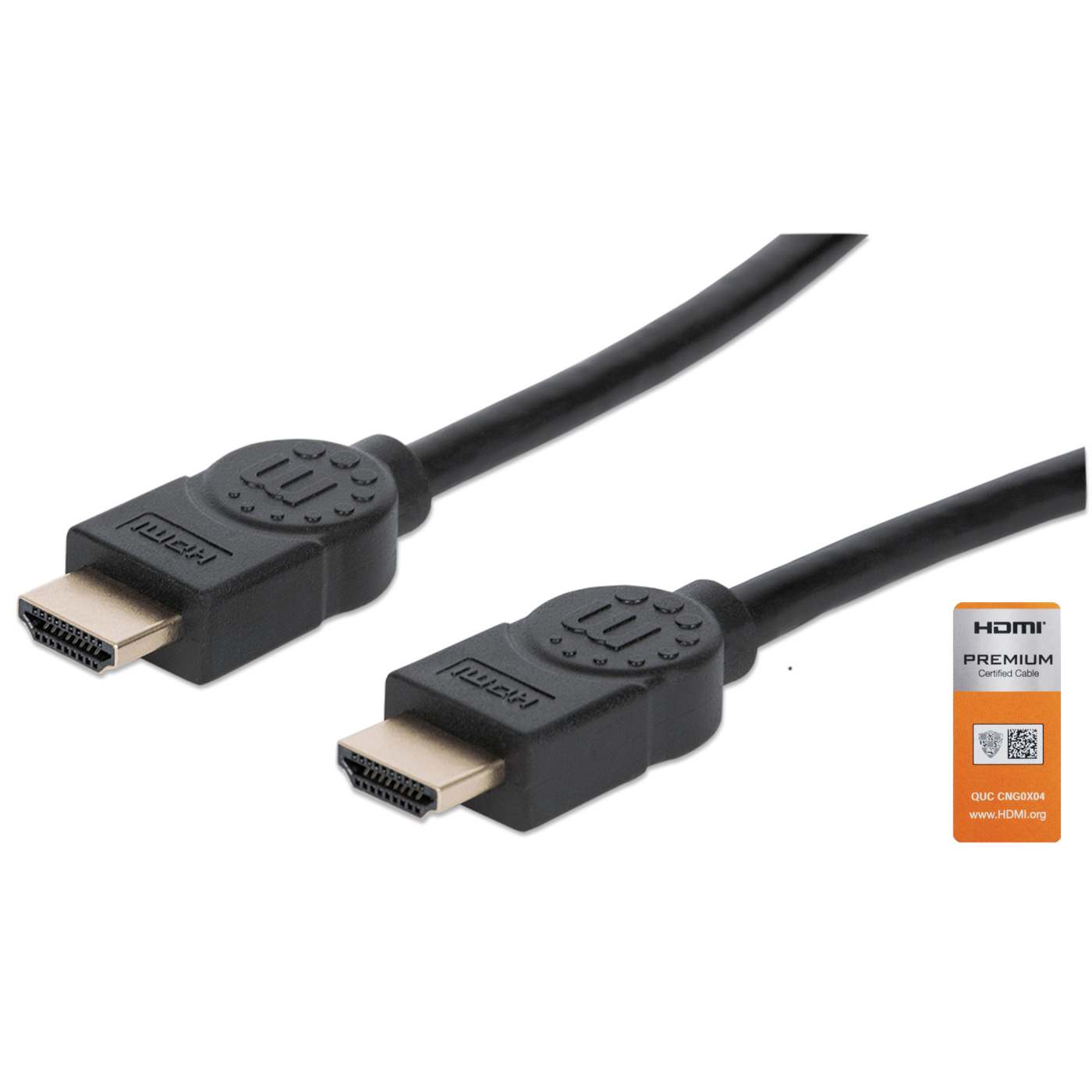 MH HDMI-Pre with ethernet M-M Black CCS #30 10ft/3m Image 1