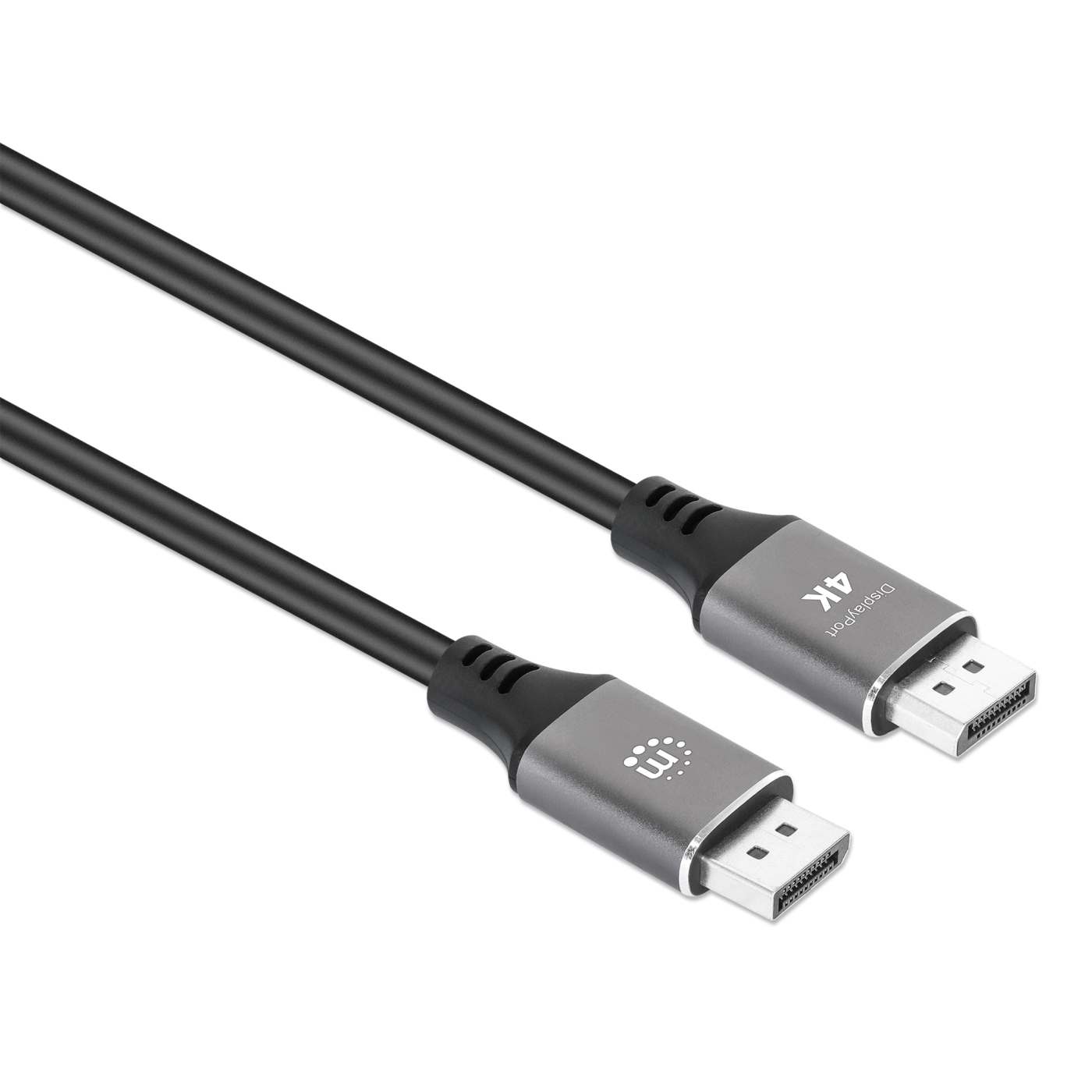 MH 4K@60Hz DisplayPort Monitor Cable, DisplayPort Male / DisplayPort Male, 1m (3.3 ft.), Black Image 3