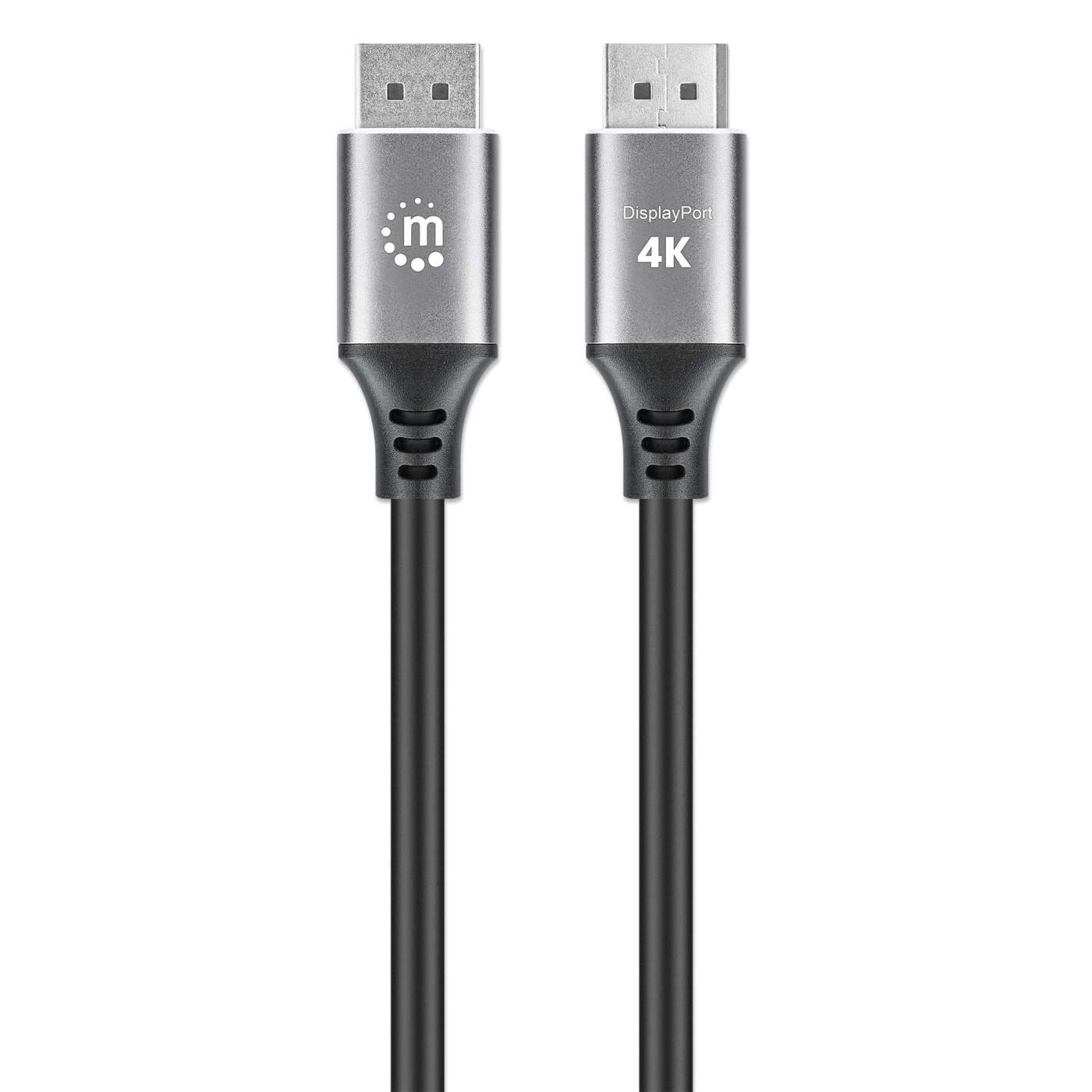 MH 4K@60Hz DisplayPort Monitor Cable, DisplayPort Male / DisplayPort Male, 1m (3.3 ft.), Black Image 4