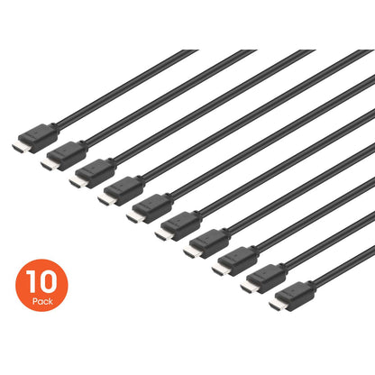 Paquete de 10 cables HDMI de Alta Velocidad con Ethernet 4K@60Hz de 1.5 m Image 1