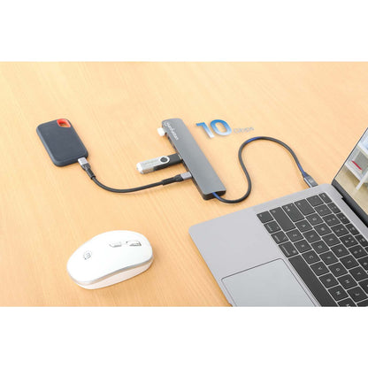 Hub de 7 puertos 10G/5G USB-C / USB-A 4+3 con Power Delivery Image 2