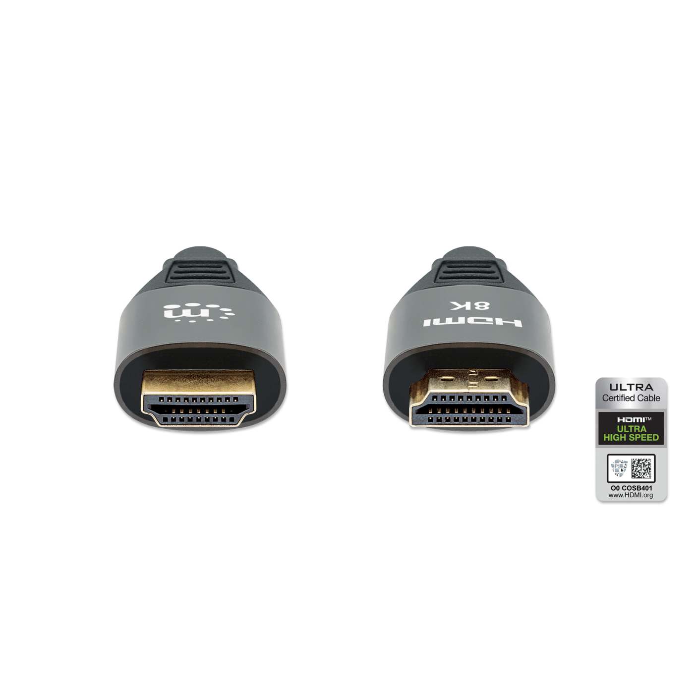 MH 8K@60Hz High Speed HDMI Cable with Ethernet, 2 m, Black Image 4