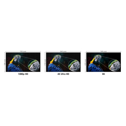 MH 8K@60Hz High Speed HDMI Cable with Ethernet, 2 m, Black Image 8