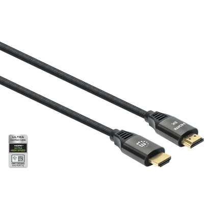 MH HDMI2.1 Certified Ultra High Speed Cable with Ethernet, #28, cotton Braided,3M Image 3