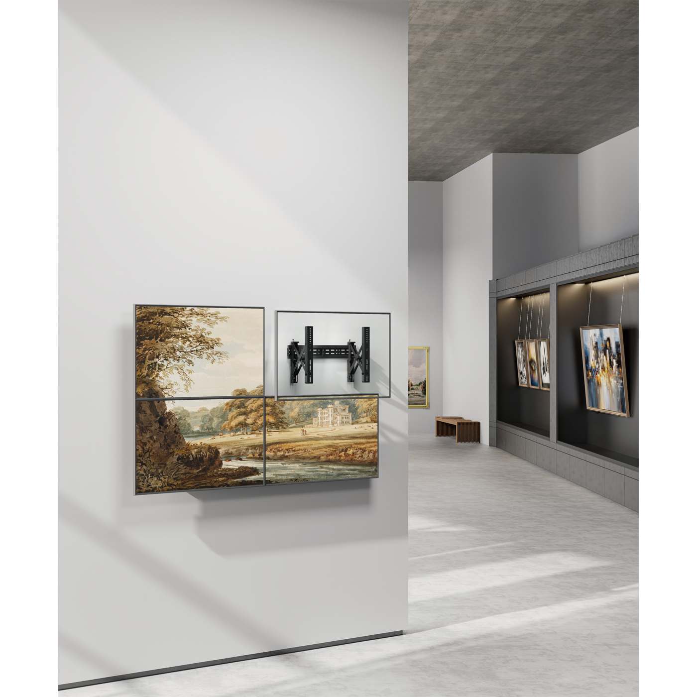 Soporte para Videowall de 37" a 70" con sistema Pop-Out Image 3