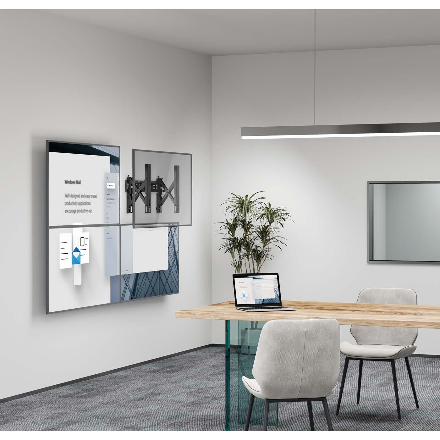 Soporte para Videowall de 37" a 70" con sistema Pop-Out Image 9