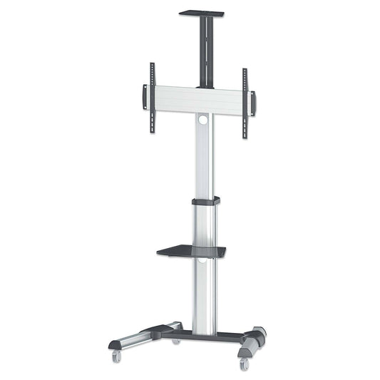 Soporte de Aluminio tipo Carrito con Altura Ajustable para Pantallas Multimedia de 37" a 86" Image 1