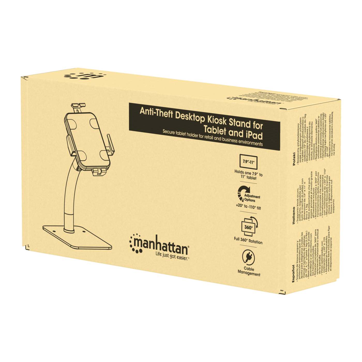 Soporte antirrobo de escritorio para Tablet o iPad Packaging Image 2