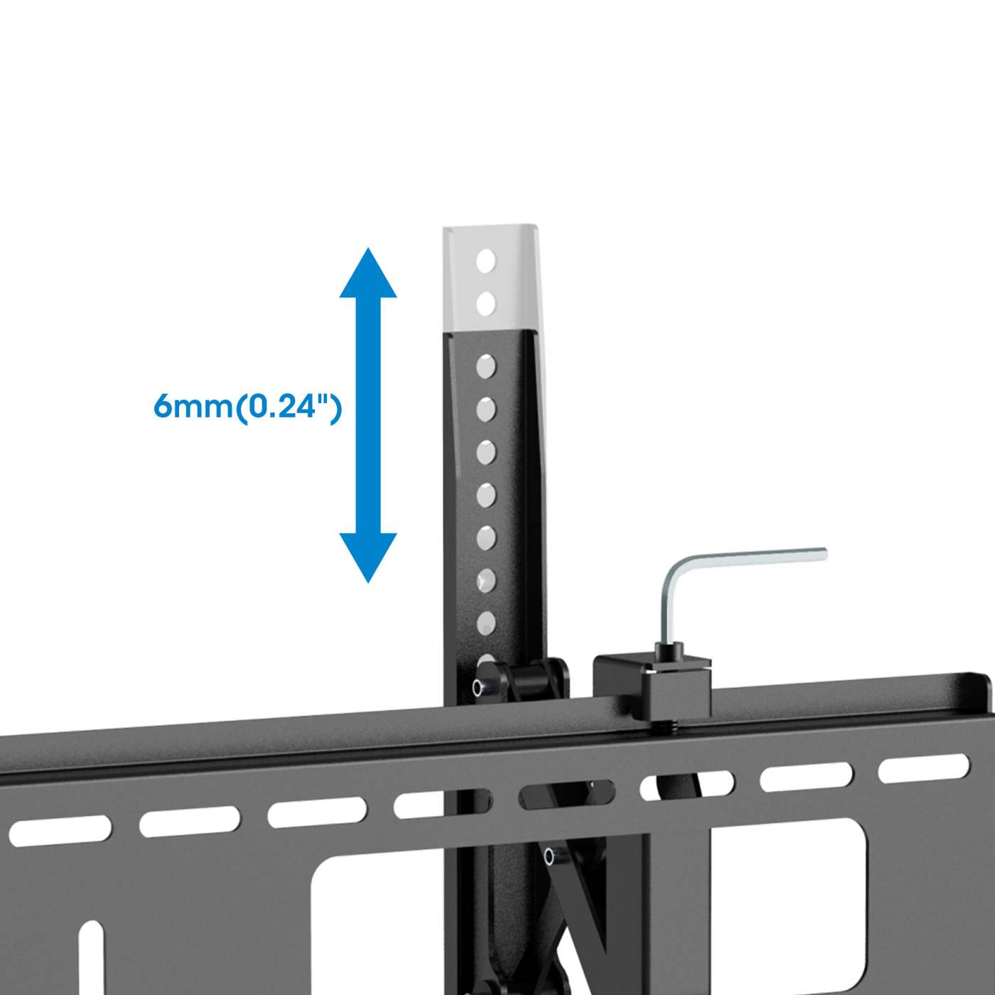 Soporte de pared antirrobo para pantalla, fijo con extensión frontal Image 11