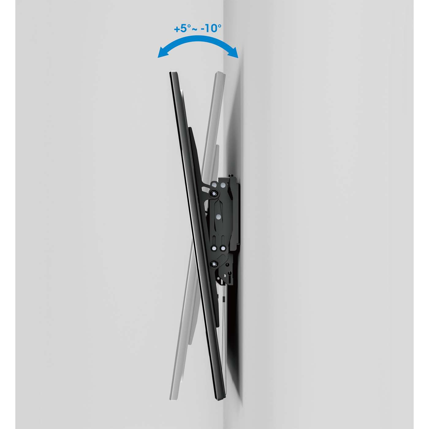 Soporte de pared antirrobo para pantalla, fijo con extensión frontal Image 13