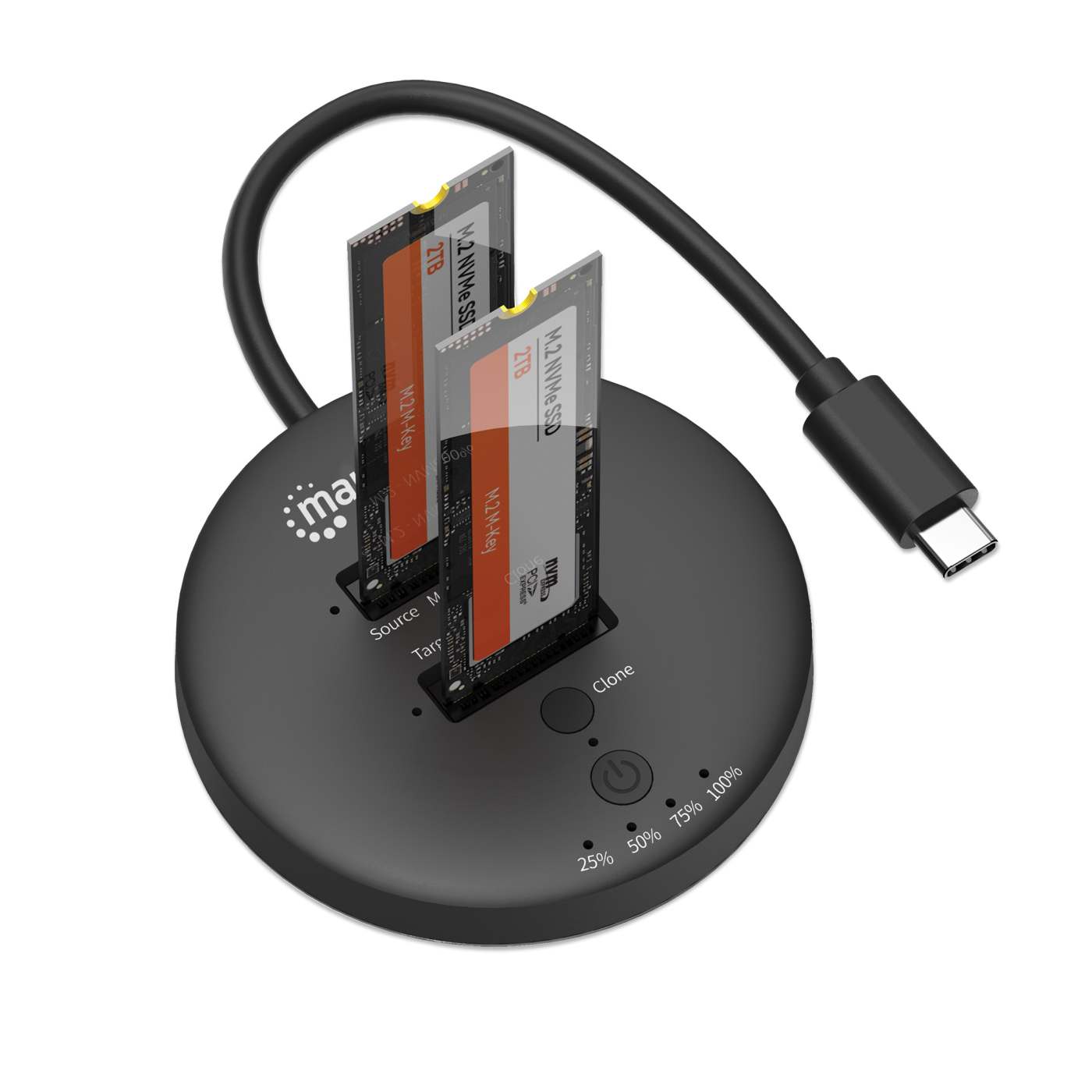 Estación de acoplamiento y clonación de SSD M.2 NVMe Image 9
