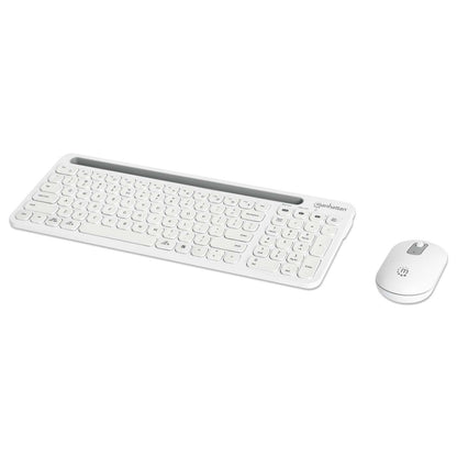 Kit de teclado y mouse inalámbricos con conexión dual USB y Bluetooth Image 1
